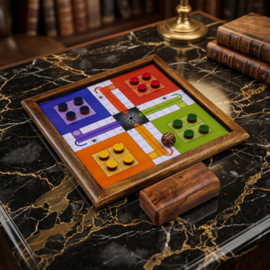 wooden magnetic ludo snake and ladders board family game for kids and adults