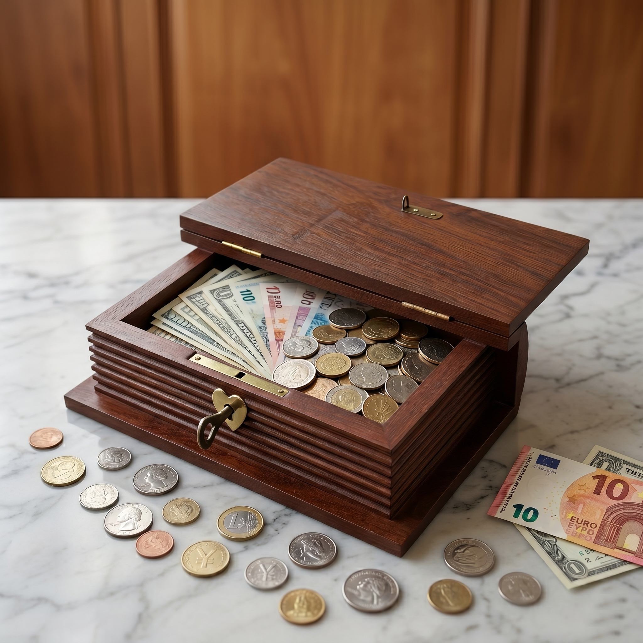 Handcrafted Indian Rosewood Book Safe | Wooden Money Bank & Secret Box with Lock - Image 10
