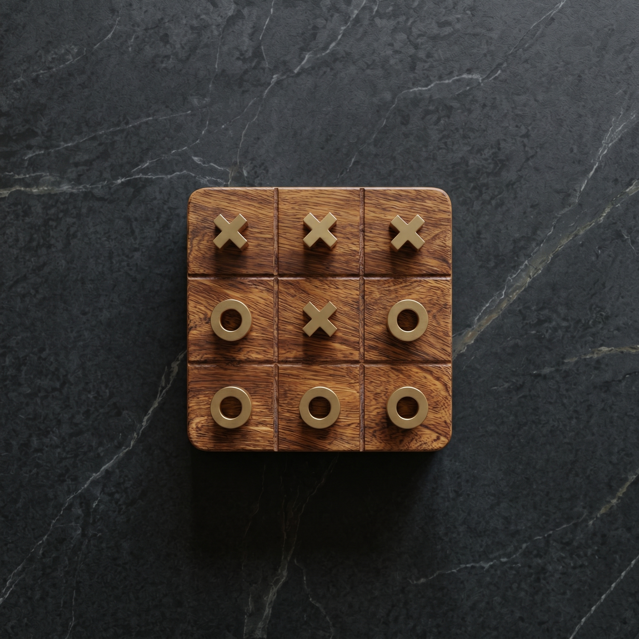 Wooden Solitaire and Tic Tac Toe 2 in 1 Board Game, 14x14x4 cm, with Secure Drawer, for Kids and Adults - Image 6