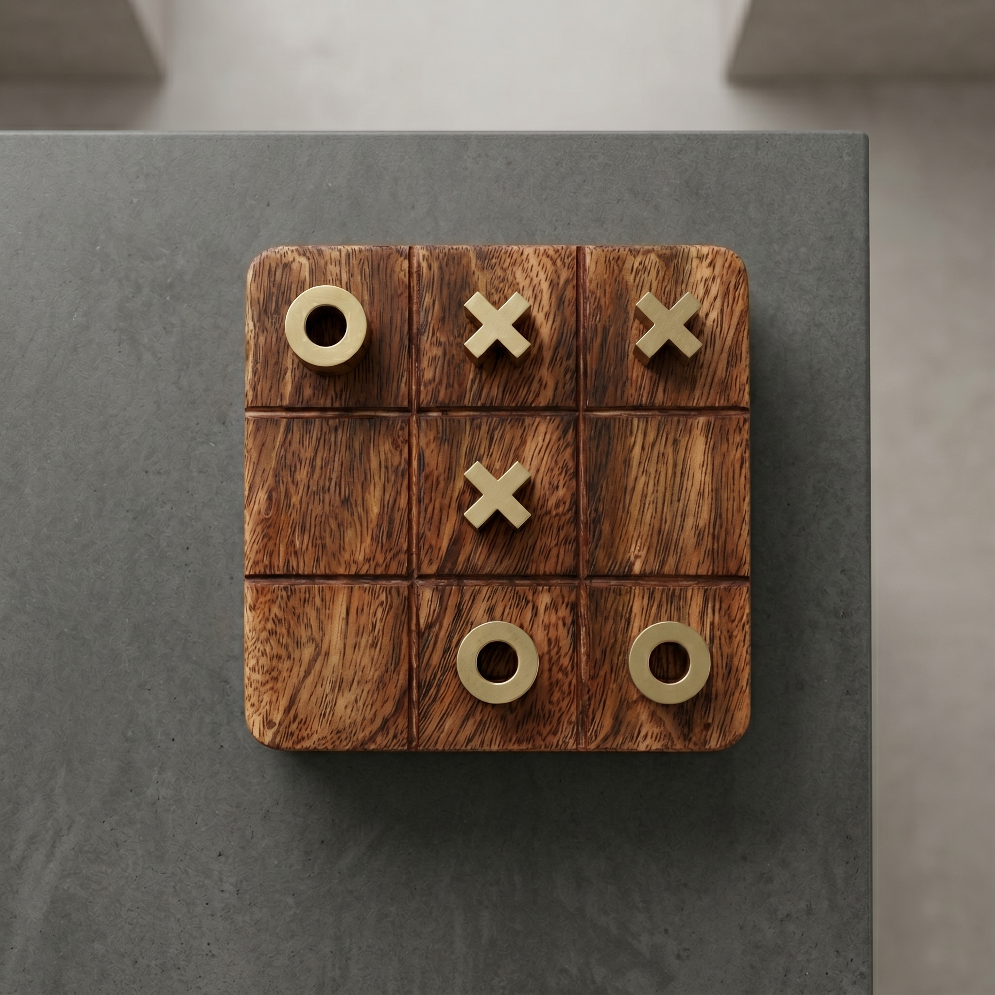 Wooden Solitaire and Tic Tac Toe 2 in 1 Board Game, 14x14x4 cm, with Secure Drawer, for Kids and Adults - Image 10